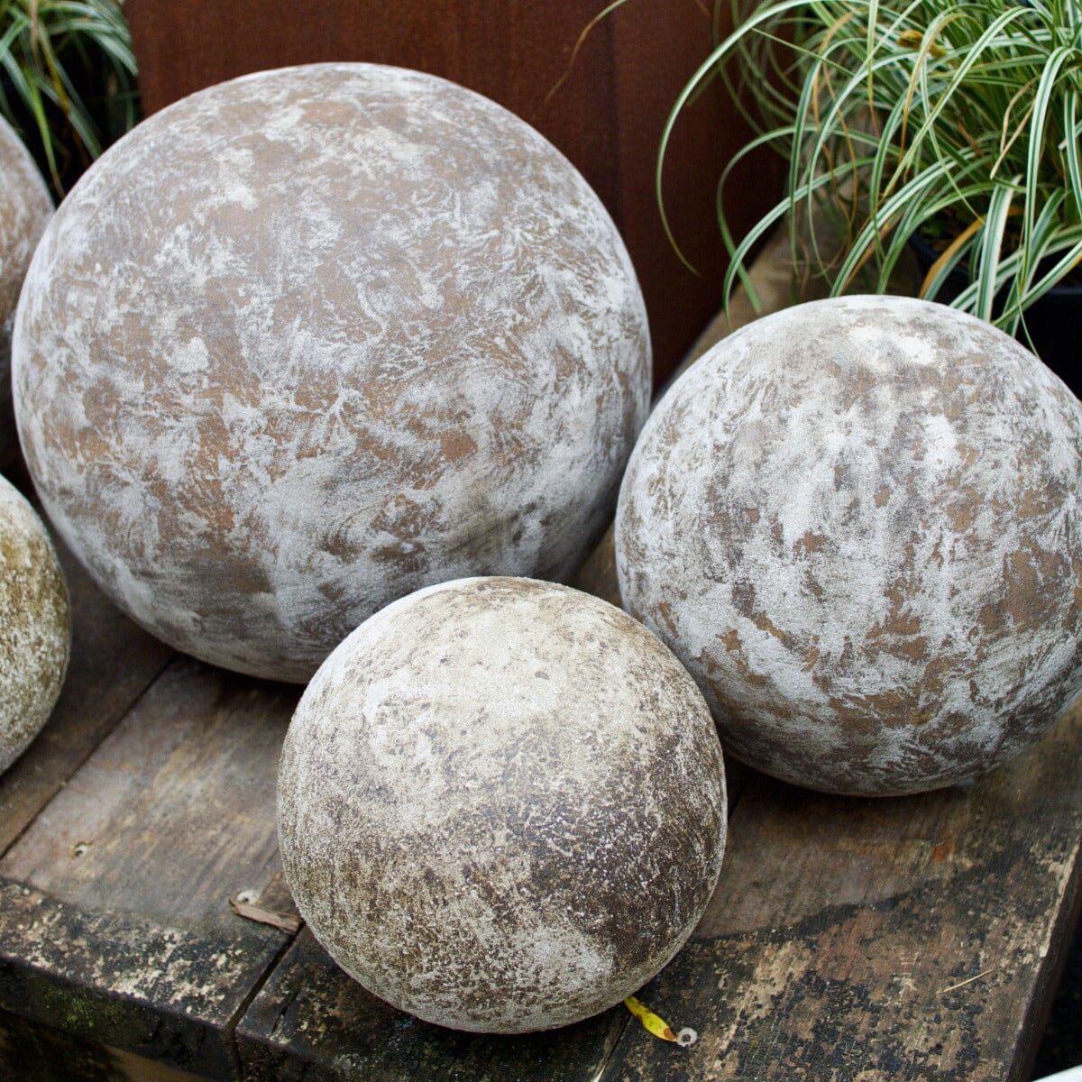 Rustica Globe Statues / Water features / Bird Bath Brookfield Gardens 