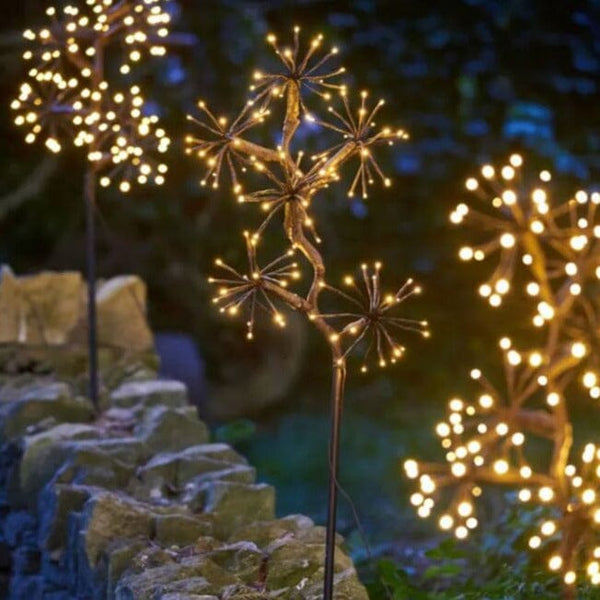 Solar starburst store garden lights