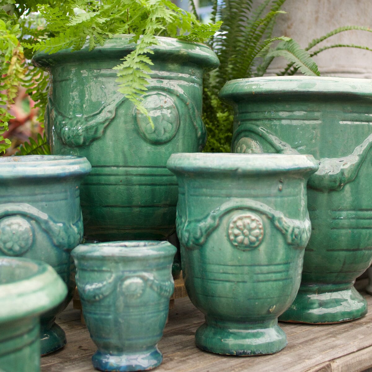 Anduze Urn Pots - Decorator Brookfield Gardens 