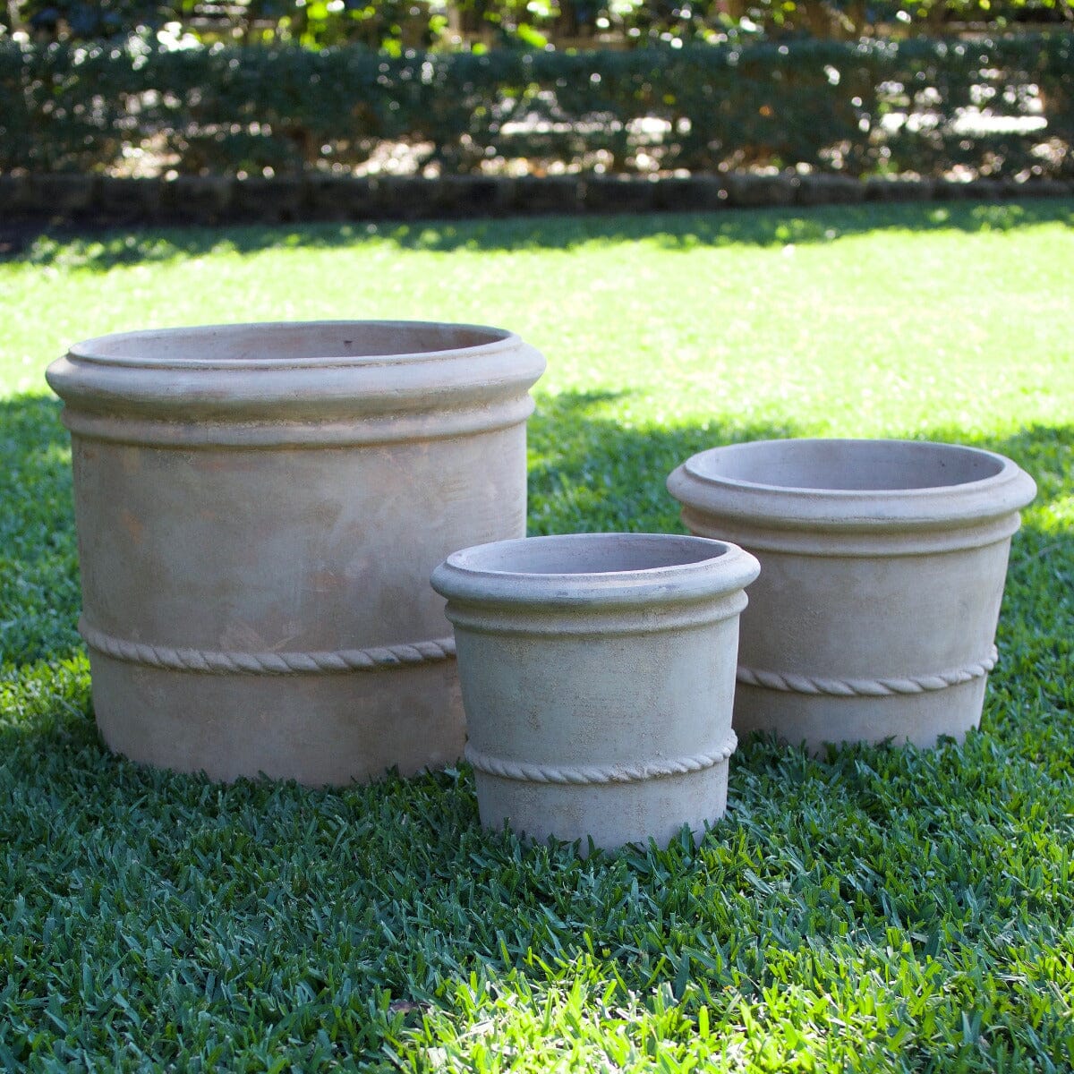 Antique Terra Roll Rim Pots - Antique Terra Brookfield Gardens 