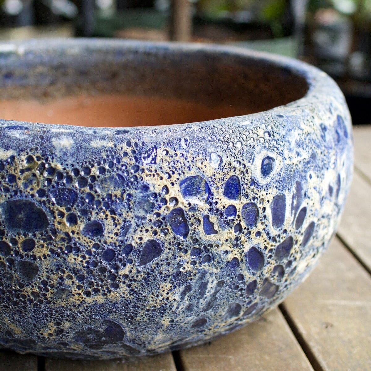 Atlantis Rounded Bowl Pots - Atlantis Brookfield Gardens 30x11cm Blue