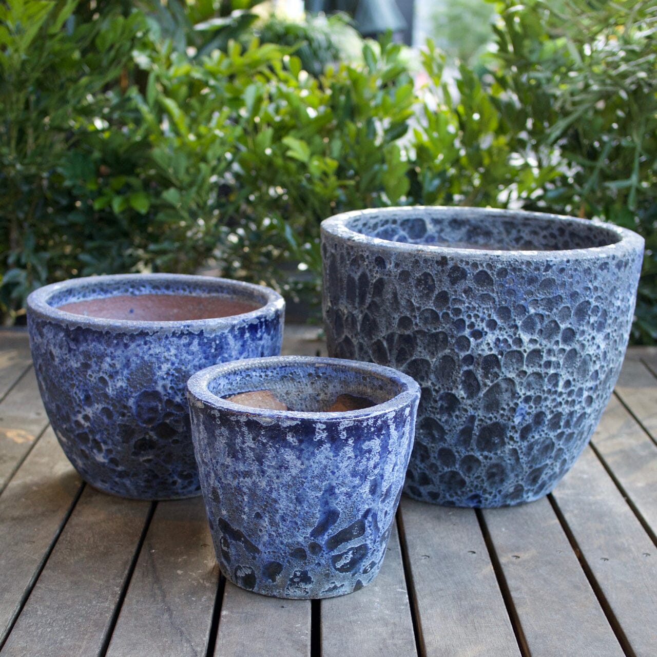 Blue Pearl Egg Pot Pots - Atlantis Brookfield Gardens 