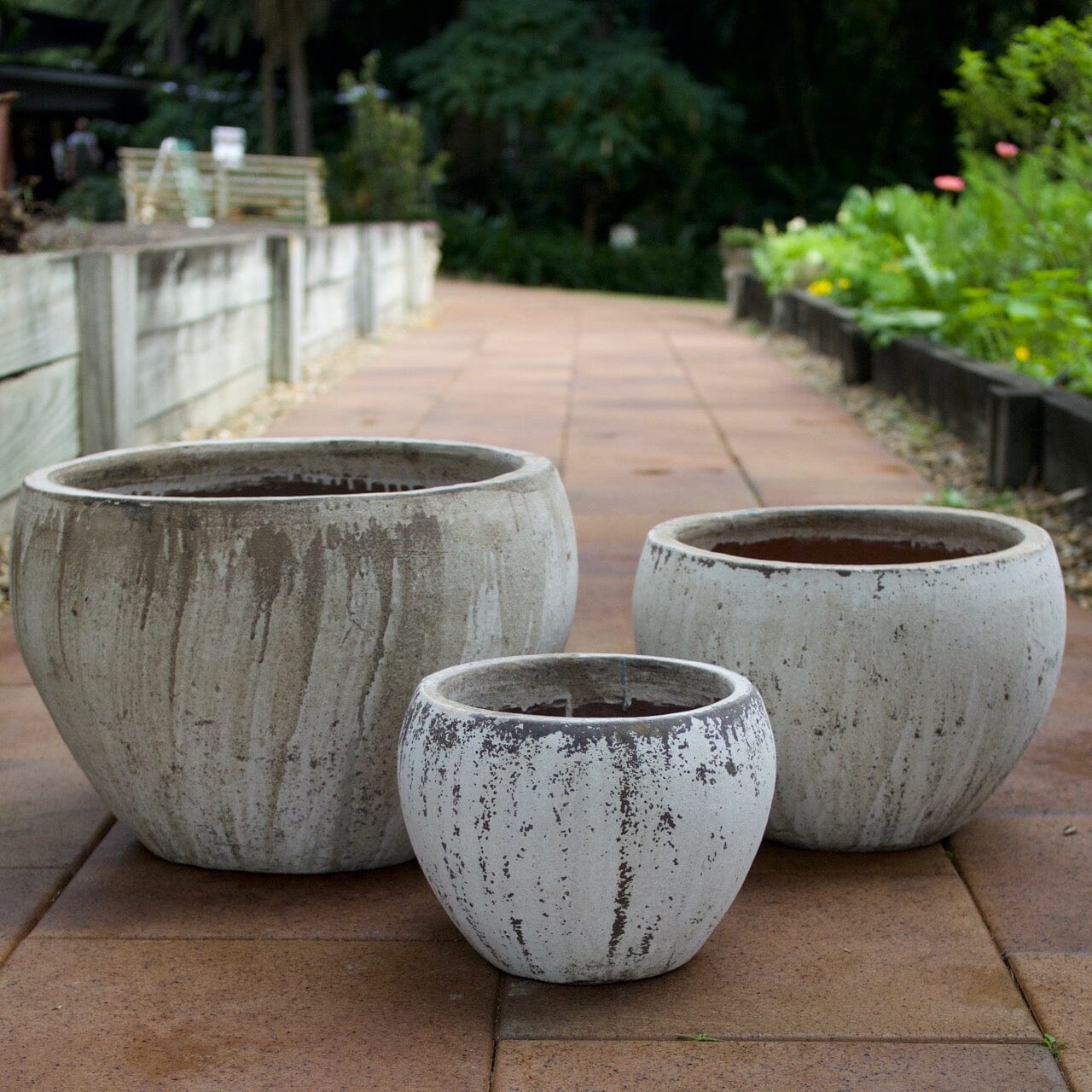 Ganache Ball Planter Pots - Terracotta Brookfield Gardens 