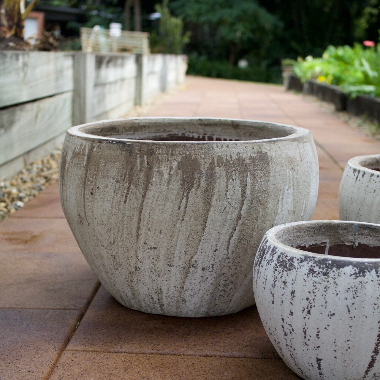 Ganache Ball Planter Pots - Terracotta Brookfield Gardens 