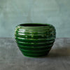 Honey Glazed Green Vase Florist - Vessels Berg 