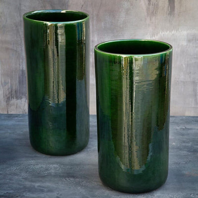 Romeo Emerald Green Vase Florist - Vessels Berg