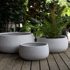 Sante Low Bowl Pots - Light Weight Brookfield Gardens 38x17cm White 