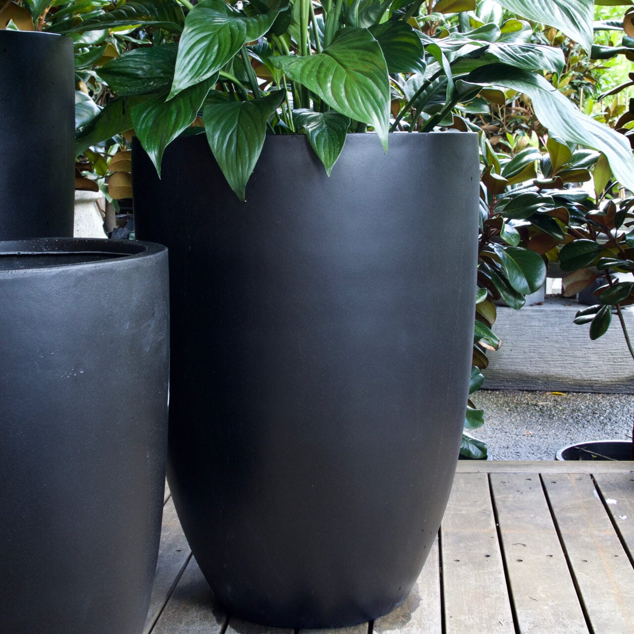 Sante Tall Round Planter Pots - Light Weight Brookfield Gardens 