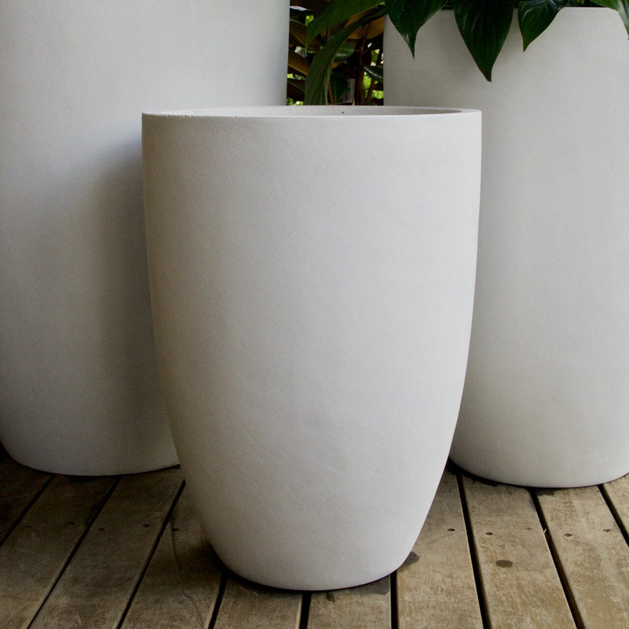 Sante Tall Round Planter Pots - Light Weight Brookfield Gardens 